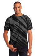 Port & Company - Tiger Stripe Tie-Dye Tee. PC148