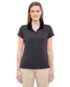 adidas Golf Ladies' climalite Classic Stripe Short-Sleeve Polo - A120