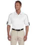 adidas Golf Men's climalite 3-Stripes Cuff Polo - A76