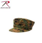 USMC Woodland Digital Cap NO EMBLEM