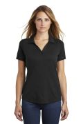 Sport-Tek  Ladies PosiCharge  Tri-Blend Wicking Polo. LST405