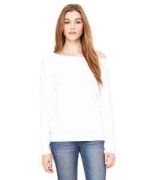 Bella + Canvas Ladies' Sponge Fleece Wide Neck Sweatshirt - 7501