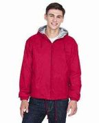 UltraClub Adult Fleece-Lined HoodedJacket - 8915