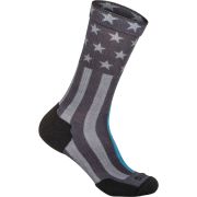 5.11 Tactical Men's Sock & Awe Thin Blue Line Crew - 10041AA