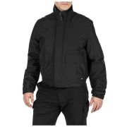 Rothco Black Security Nylon Rain Jacket - 2560 - S