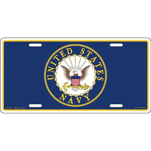 USN Logo License Plate