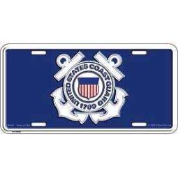 USCG Logo License Plate