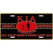 KIA America Remembers License Plate