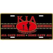 KIA America Remembers License Plate