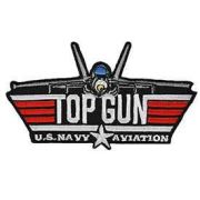 Patch-Usn Top Gun Jet Front
