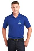 Sport- Tek Royal Blue Polo with JHS Swimming logo