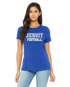 Bella Ladies' Relaxed Short Sleeve Tee w/ JHS Football logo
