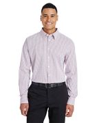 Devon & Jones CrownLux Performance Men's Micro Windowpane Shirt - DG540