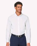 Devon & Jones CrownLux Performance Men's Micro Windowpane Shirt - DG540