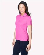 Pink Polo Lady Breast Cancer