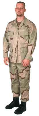 Desert 3 Color Bdu Jacket