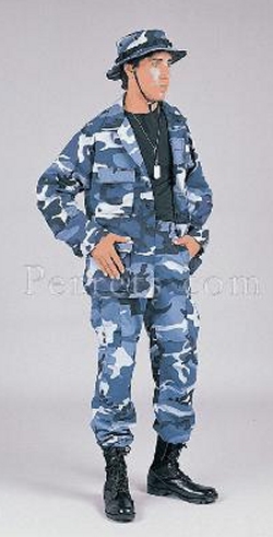 Sky Blue Twill Bdu Jacket