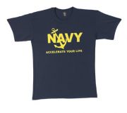 Navy Accelerate Your Life T-shirt