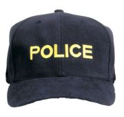 Police Cap Embroidered with GOLD thread