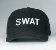 SWAT Cap is embroidered with SWAT Logo
