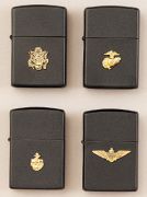 Black Zippo Armed Forces