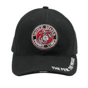 Black Marines Low Profile Cap