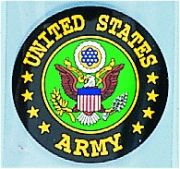 Army 4" Round Decal