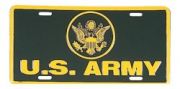 U.s. Army License Plate