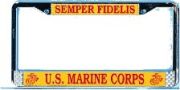 Usmc License Plate Frame