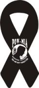 POW/MIA 8 Inch Car Magnet