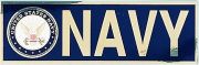 Bumper Sticker- NAVY Metallic