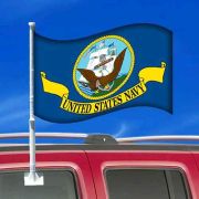 Navy Car Flag