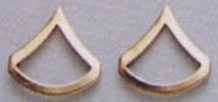 Private First Class Pin On Rank