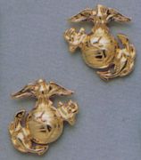 USMC Globe & Anchor Pin Gold