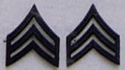 SGT Subdued Pin On Rank SERGEANt Subdued