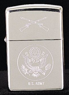 US Army Chrome Zippo