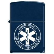 EMT Zippo Navy Matte