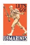 Let's Go Marines Poster